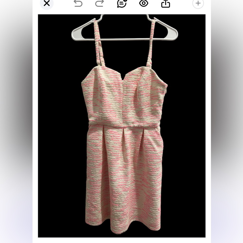 Moulinette Soeurs Pink and White Mini Dress - Picture 8 of 16